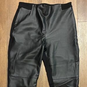 Betabrand Jett Faux Leather Leggings
